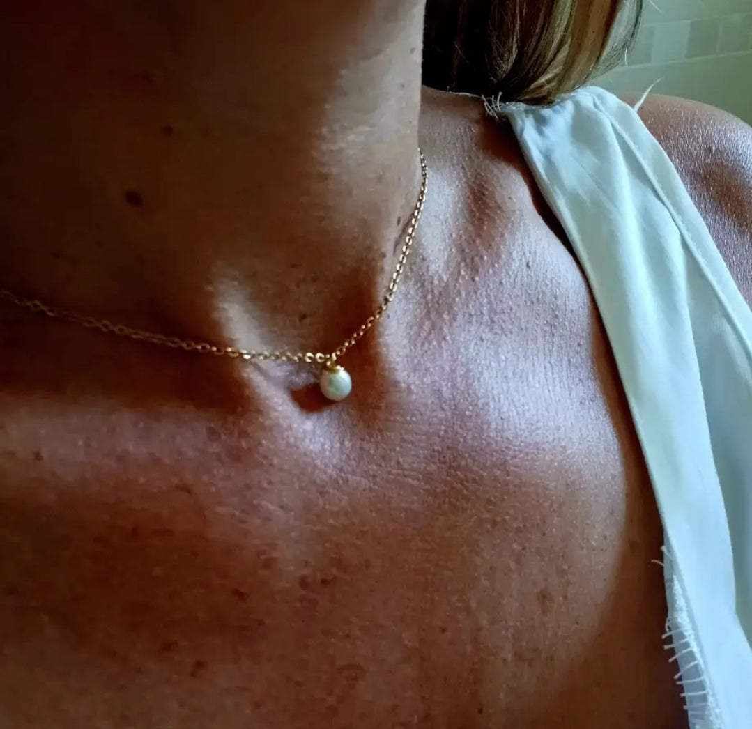 Collier de dos, Perles 💒